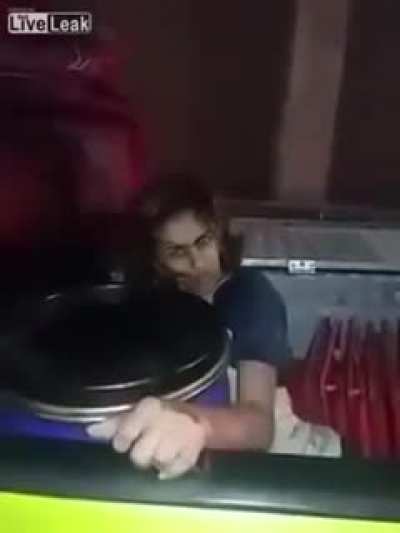 Disturbed woman on bath salts not living her best life.