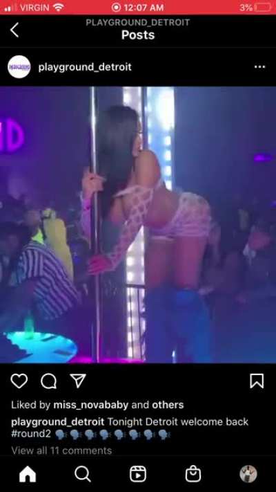 th@tsb@by23 stripping to support her daughter because she can&rsquo;t find a husband cuz she&rsquo;s a old thot