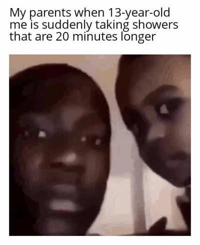 "The uhh shower is just very nice and warm y'know?"