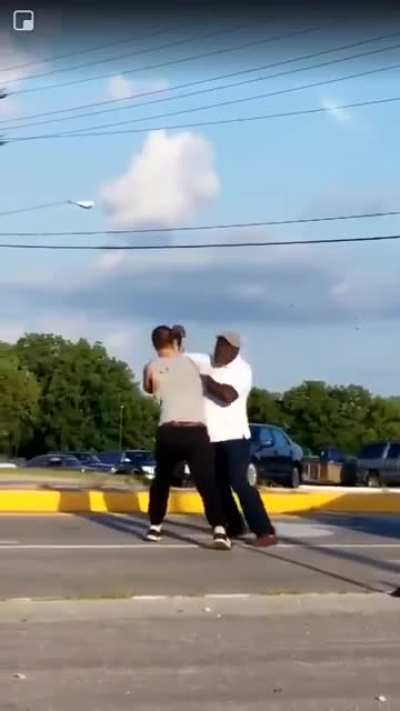 Knocked him clean out of his shoe