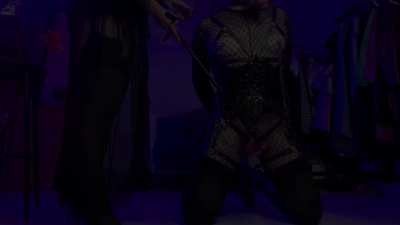 Sissy must kneel, slut must bow