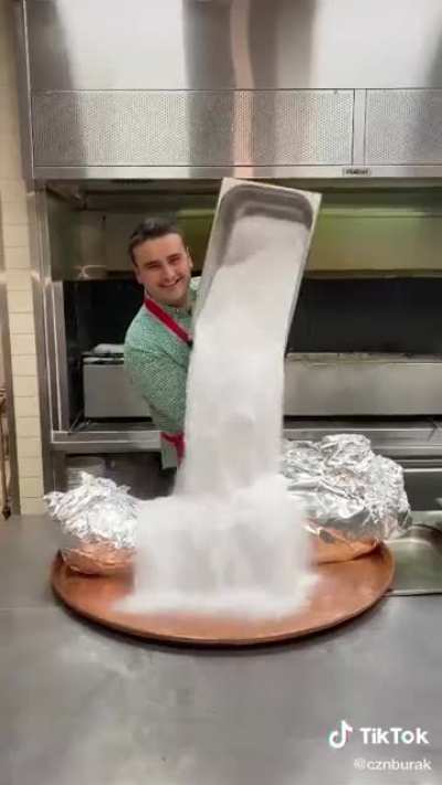 The smiling Burak with another recipe