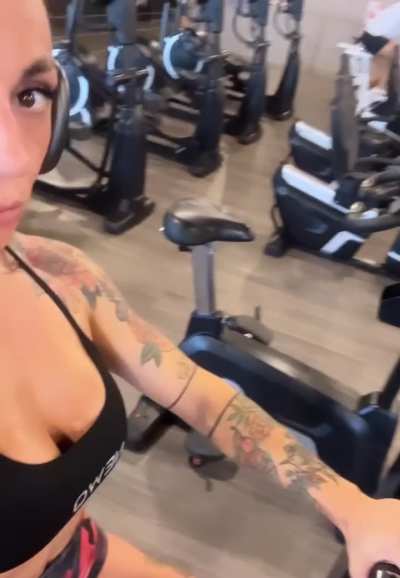 That's how I would like to sweat doing another type of cardio [f]