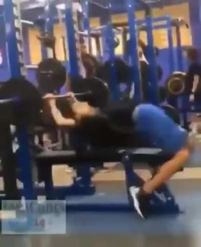 WCGW playing with gym equipment