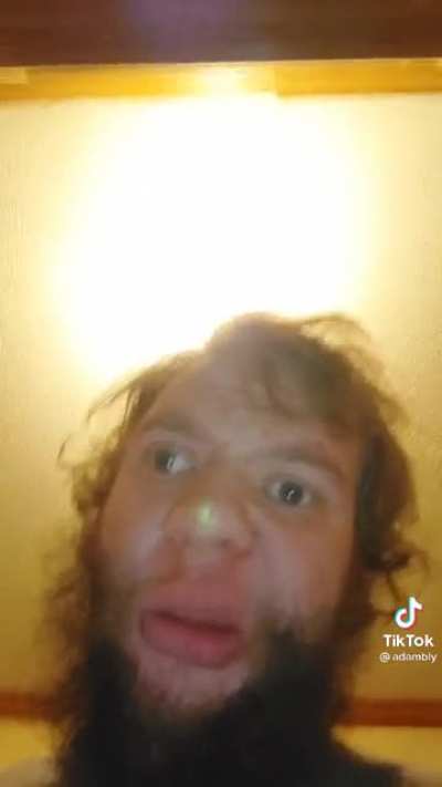 Tiktard with a Tok eye, and a lense flair