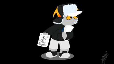 Peque&ntilde;a animacion loop que hice de matias como troll de homestuck, iba a postearlo a la par con un video mostrando el proceso mientras hablo del lore del putisimo comic pero me estoy tardando en editarlo