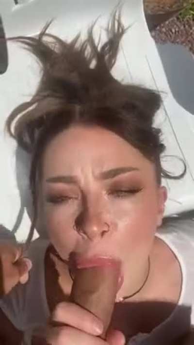 She loves to suck