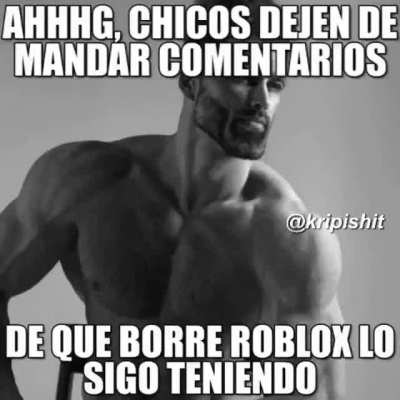 No borre roblox chicos