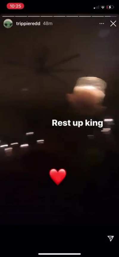 trippie redd at jah&rsquo;s birthday party