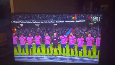 One minute of silence&hellip; ref blows it literary