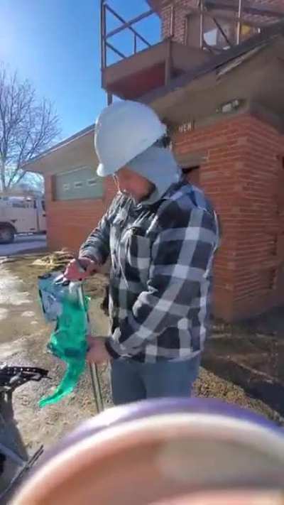 Karen Harassing Cell Tower Workers