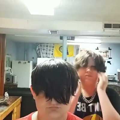Guy in the right with debilitating tourettes
