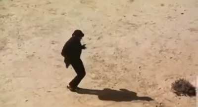 Michael Jackson stole his moves from Bob Fosse in "Little Prince", 1974. Michael added a lot of crotch grabbing though.