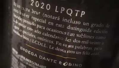 El nuevo champagne LPQTP de Bodega Dante Robino