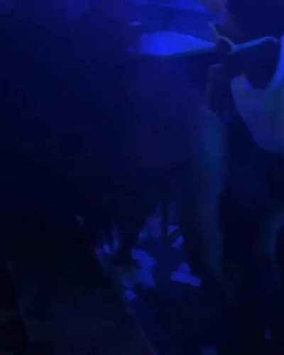 Megan having fun at the club