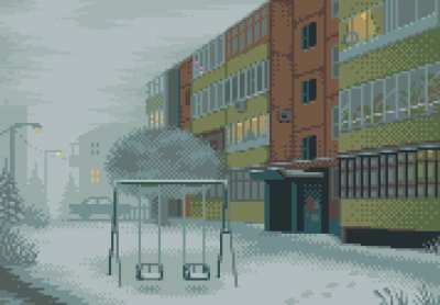 Stillness Before the Storm &ndash; pixel art by me