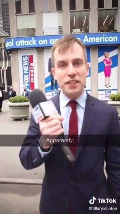 Today I learned you are not allowed to film in front of FOX NEWS holding a FOX NEWS mic if you don&rsquo;t work for FOX NEWS
