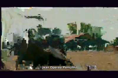 Indonesian Army air assault operation during Aceh Insurgency, from documentary in 2004