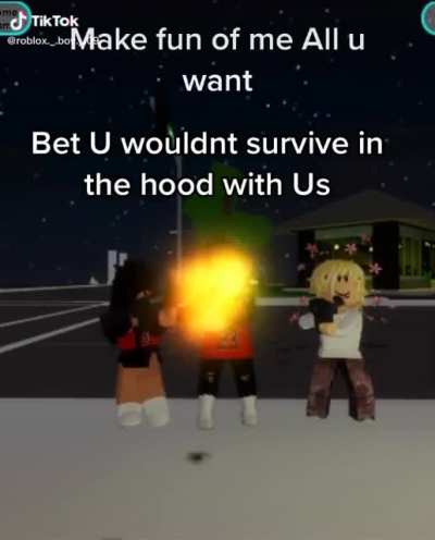Roblox cringe on tiktok