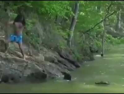 Wrestling version "If you won't elbow drop an alligator for me are we really friends?? Lol"