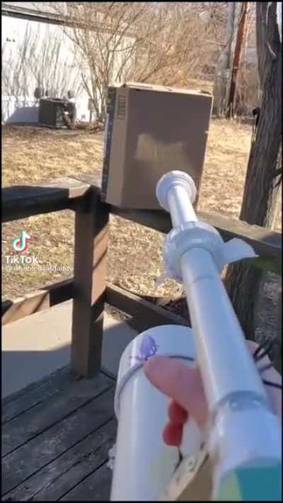 SpaghettiO Cannon