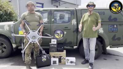 "They call him the Baba Yaga" - Your support enabled this AWESOME delivery in the Kharkiv direction!

The 82nd Brigade, fighting at the hottest spot received a Mavic 3 drone, Mavic 3T drone, Ecoflow, drone jammers, and... this crazy new "Baba Yaga" drone!