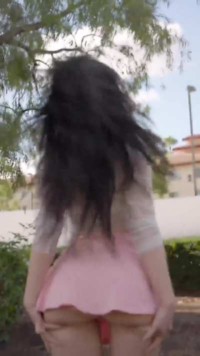 Pink skirt