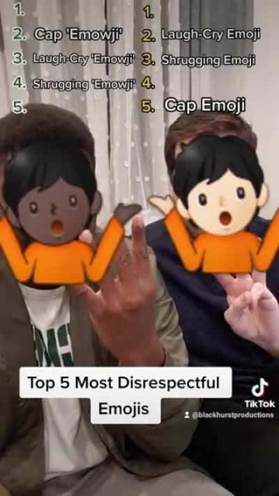 The 5 Most Disrespectful Emojis