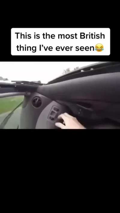 The most British thing I ever seen