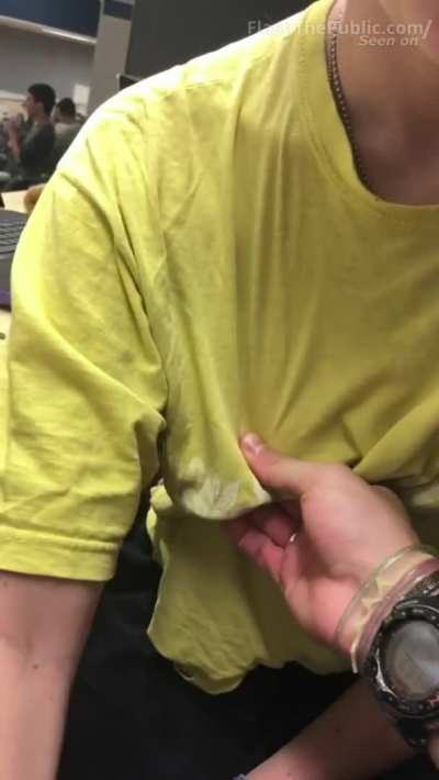 Real College Slut Flashes Her Tits &amp;amp; S In Class