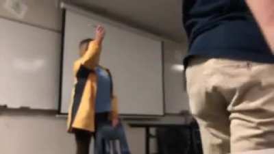 Crazy teacher has a breakdown and cuts student&rsquo;s hair