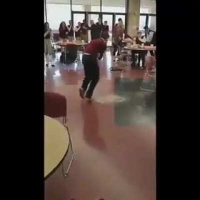 Student pranks entire school by putting laxatives into the cafeteria food.
