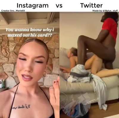 Instagram vs. Twitter