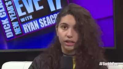 Alessia talks about how a fan once gave her a half eaten cucumber for good luck before a concert 😐