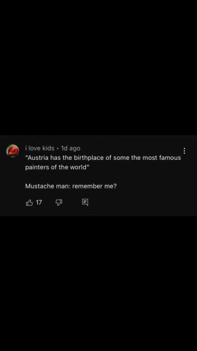 Austrian painter 🤨🤨🤨