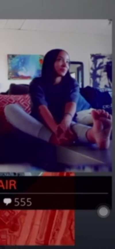 Tinashe twitch livestream soles feet 2/2