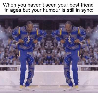 It's as if we were never apart