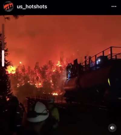 Not a train I&rsquo;d wanna be on. Stay safe dirty kids. Salt Fire, Shasta CA.