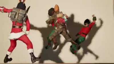 Wild holiday party, down in the shelter