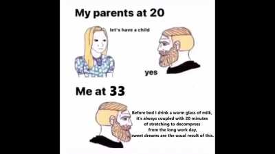 Different generations, different life goals