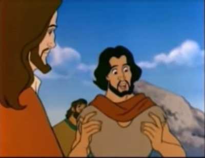 Jesus came. This was taken from a series of animated Bible stories called &ldquo;Animated Stories from the Bible&rdquo; made in the early-mid 90s by Nest Entertainment. I and many others watched these as kids. Every other story in the series is also inadvertently fuc