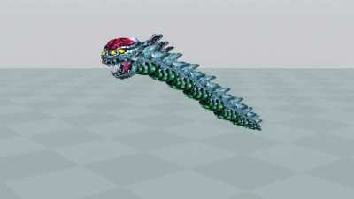 Serris-X in 3D [Modeled and animated in Blender]