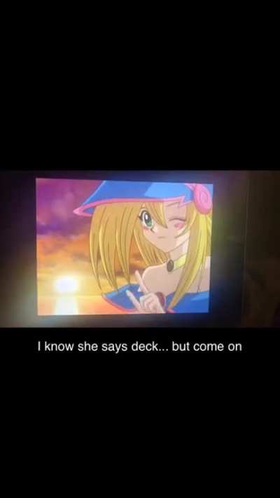 I love when characters pronounce &ldquo;Deck&rdquo; in the anime