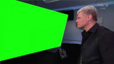 [Meme Template] Cody Rhodes Smiling At The Television