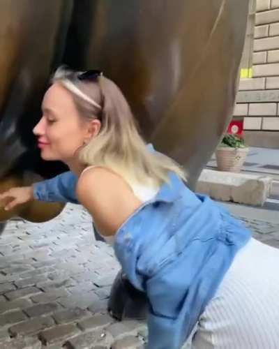She says it's for luck 😤