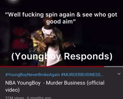I never noticed Youngboy responded to Yoshi and rather than to quote lyrics and hope you guys see what I&rsquo;m saying, I decided to make a short video including Baby Joe and Seven Hardaway&rsquo;s responses without going too in depth