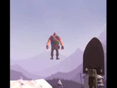 hevy will not get hit by da shovel