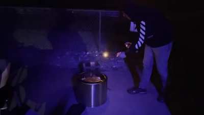 Brake cleaner and fire FTW!