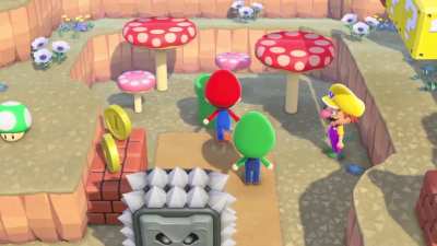 The Mario update comes with functioning pipes!