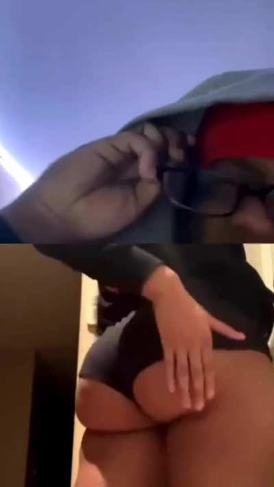 On Ft wit my cousin and she said her butt was getting big and I said hell nah no it ain&rsquo;t and she did this